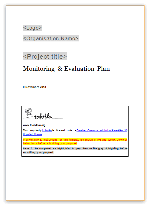 PDF) Transparency Meets Management: A Monitoring and Evaluating Tool for  Governmental Projects